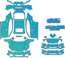 Porsche Panamera 970 Facelift Turbo S (From 2014) Sedan Pre-Cut PPF Pattern Templates