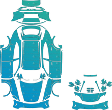 Porsche Taycan 4 Cross Turismo J1 (From 2024) Wagon Pre-Cut PPF Pattern Templates