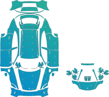 Porsche Taycan Base Sport Turismo J1 (From 2024) Wagon Pre-Cut PPF Pattern Templates