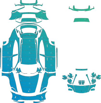 Porsche Taycan Sport Turismo GTS J1 (From 2024) Wagon Pre-Cut PPF Pattern Templates