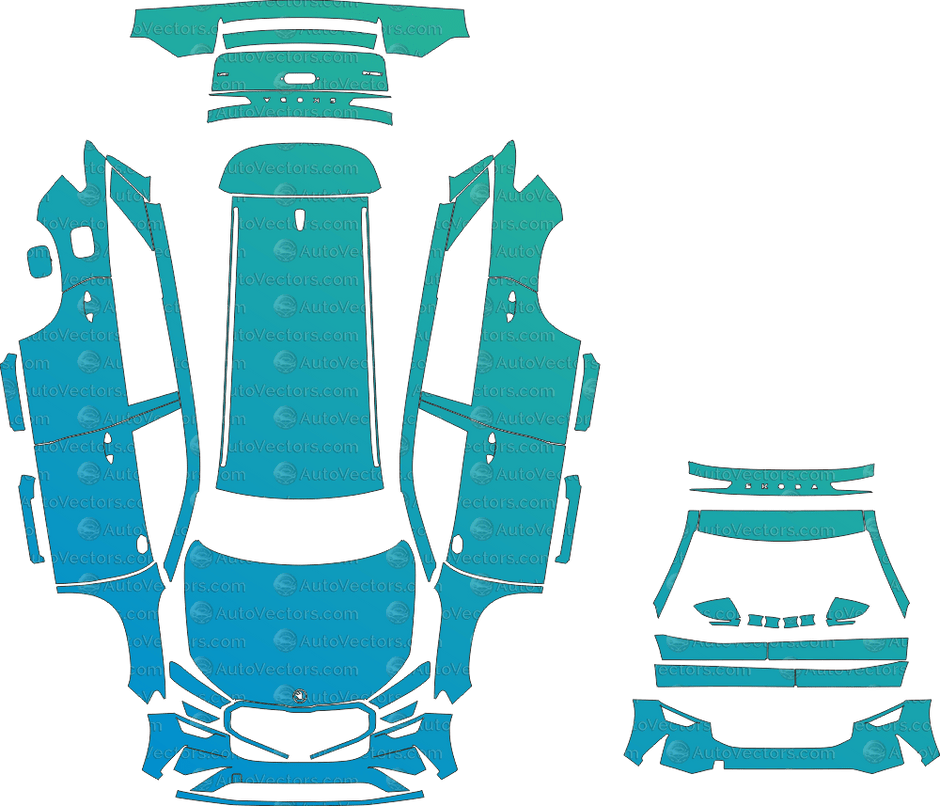 Škoda Pre-Cut PPF Templates digital instant download files – AutoVectors