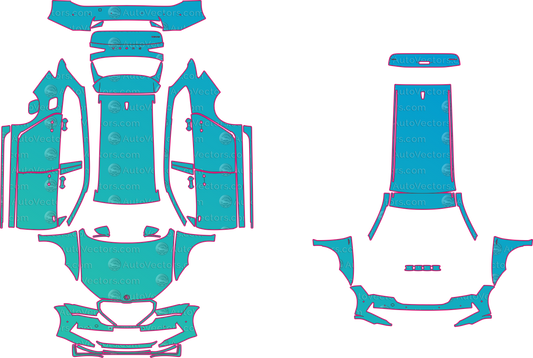 Skoda Superb SE L (From 2024) Estate – pre-cut PPF pattern templates, instant digital download vector cut files (CDR, AI, PDF, SVG)