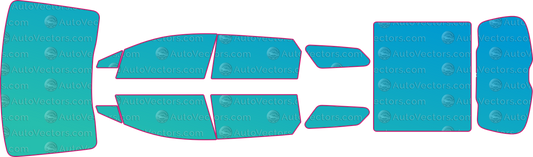 Subaru Trailseeker (From 2026) SUV Window Tint Pre-cut Templates – window tint pre-cut templates, digital download vector files (CDR, AI, PDF, DXF, SVG)