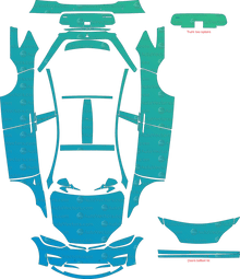 Tesla Model X Base, Plaid (From - 2022) SUV Pre-Cut PPF Pattern Templates