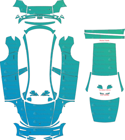 Tesla Model Y Base (From - 2025) SUV Pre-Cut PPF Pattern Templates
