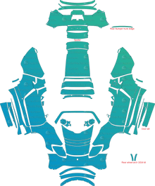 Tesla Roadster Base (From - 2010) Roadster Pre-Cut PPF Pattern Templates
