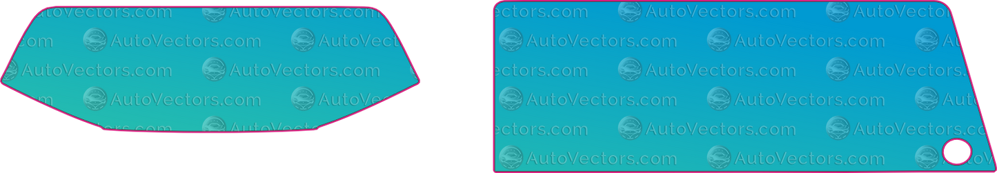 Toyota Prius XW60 Base (From 2025) Interior – interior pre-cut PPF pattern templates, instant digital download vector cut files (CDR, AI, PDF, SVG)