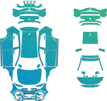 Volkswagen Golf R Black Edition MK8.5 (From 2025) Hatchback Pre-Cut PPF Pattern Templates