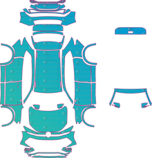 Volkswagen Tiguan L Pro CT1 R-Line (From 2024) SUV Pre-Cut PPF Pattern Templates