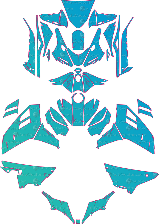 Zxmoto 820 RR Base (From 2026) Moto – motorcycle pre-cut PPF pattern templates, instant digital download vector cut files (CDR, AI, PDF, SVG)